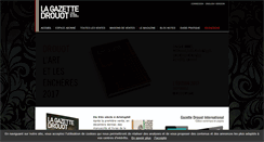 Desktop Screenshot of gazette-drouot.com